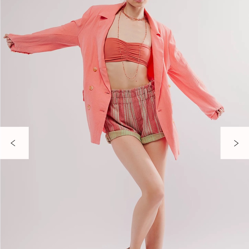Free People Olivia Blazer in Strawberry Colada
